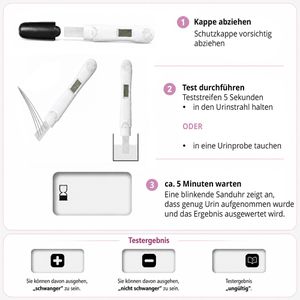 Produktbild für Schwangerschaftstest Duchesse Digital, 99% zuverlässig