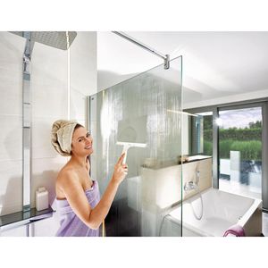 Produktbild für Duschabzieher Leifheit Cabino 41650, aus Kunststoff, weiß