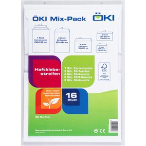 Produktbild für Briefumschläge ÖKI MIX weiß, verschiedene Größen