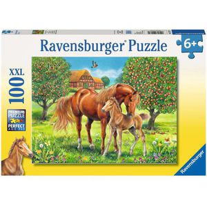 Puzzle Ravensburger Pferdeglück auf der Wiese