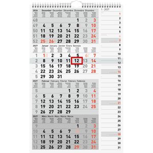 Produktbild für 4-Monatskalender Rido-Ide 7033430007, Kombi, Jahr 2027