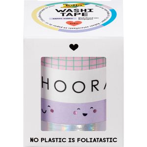 Produktbild für Washi-Tape Folia 26455 Hotfoil, mit Glanzeffekt, Happy Vibes