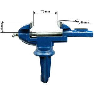 Produktbild für Schraubstock HRB 66040, drehbar