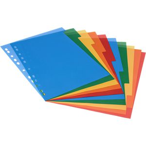 Produktbild für Register DONAU 7710095-99, A4, blanko