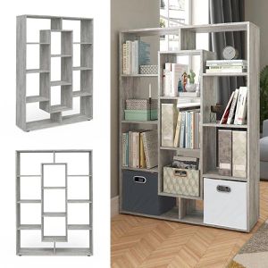 Produktbild für Bücherregal Vicco 80402, grau
