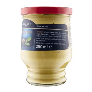 Produktbild für Senf Küstengold scharf, fein