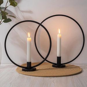 Produktbild für Kerzenständer Böttcher-AG Ring, schwarz