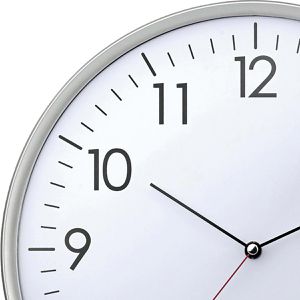 Produktbild für Wanduhr TFA 60.3514, Kunststoff, analog, Funkuhr