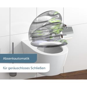 Produktbild für WC-Sitz Schütte Stone 82374, oval, aus Duroplast