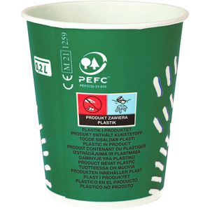 Produktbild für Trinkbecher Papstar 14770, grün