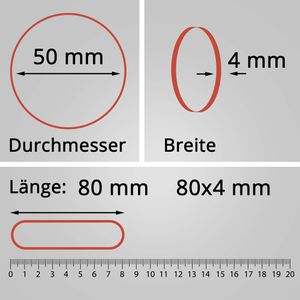 Produktbild für Gummibänder Alco 753