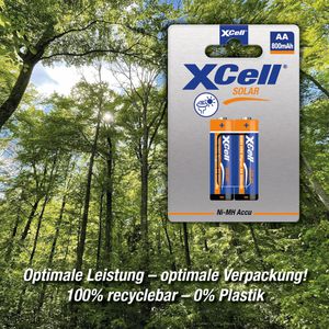 Produktbild für Akku XCell Solar, 1,2 V, 800 mAh
