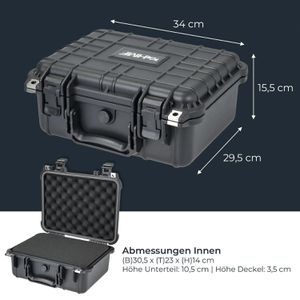 Produktbild für Transportkoffer HMF ODK100, abschließbar, aus Kunststoff
