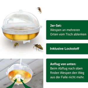 Produktbild für Wespenfalle Gardigo 66654 Wespen-Fänger, aus Kunststoff