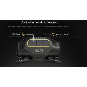 Produktbild für Stirnlampe Nitecore HA11 V2 LED, mit Batterie