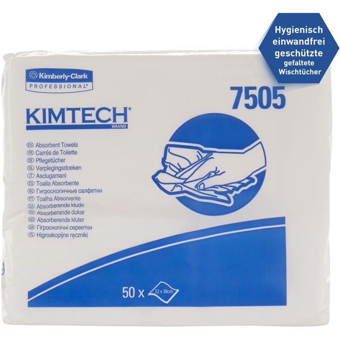 Hygostar Pflegetücher Premium 600 Stück - Viskose 29x38cm Weiß