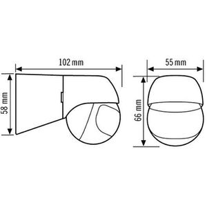 Produktbild für Bewegungsmelder Esylux MD 180 Basic L PIR