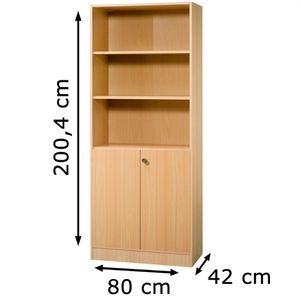 Produktbild für Kombischrank Hammerbacher H-Serie, buche