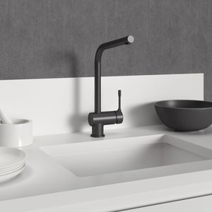 Produktbild für Küchenarmatur Ideal-Standard Ceralook, schwarz