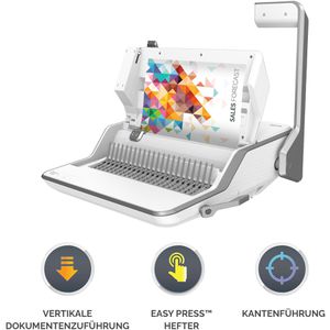 Produktbild für Bindegerät Fellowes Lyra 3-in-1, A4, manuell