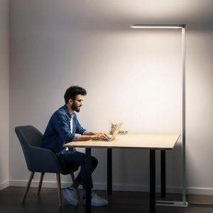 Produktbild für Stehlampe FeinTech LT920, LED, weiß, 198 cm