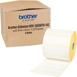 Brother-Etiketten Brother BDE-1J026076-102, weiß