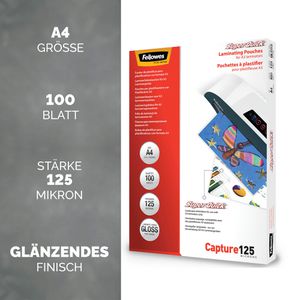 Produktbild für Laminierfolien Fellowes 54401 Super Quick, DIN A4