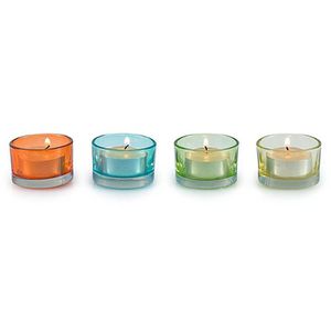 Produktbild für Teelichthalter pajoma 61141, Sunny Day, farbig sortiert