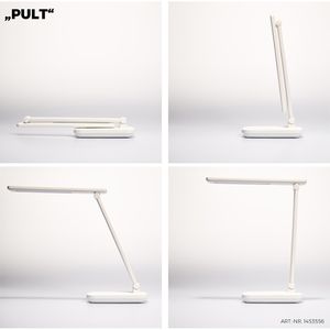 Produktbild für Schreibtischlampe EinLicht Pult, weiß, LED, dimmbar