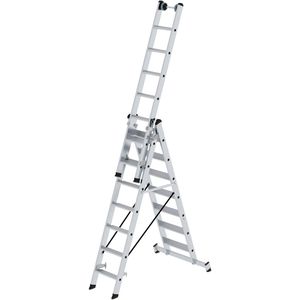 Mehrzweckleiter MUNK 33321, mit Wandlaufrollen
