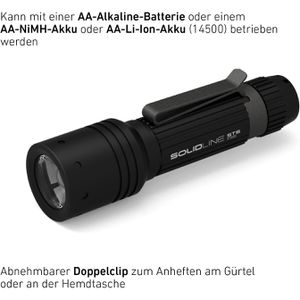 Produktbild für Taschenlampe Ledlenser Solidline ST5 LED, Batterie