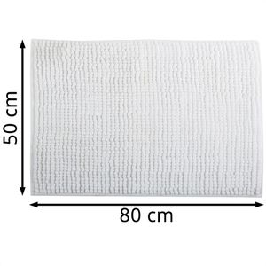 Produktbild für Badematte MSV Badteppich Chenille, 50 x 80 cm
