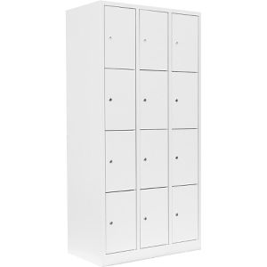 Schließfachschrank Lüllmann 520437, weiß