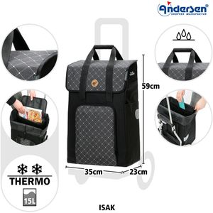 Produktbild für Einkaufstrolley Andersen Quattro Shopper Isak, klappbar