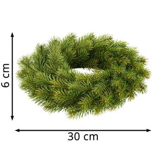 Produktbild für Weihnachtskranz Creativ-green 3016728-00, 76 Triebe, Ø 30 cm