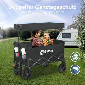 Produktbild für Bollerwagen Sekey XXL FW217, faltbar