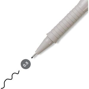 Produktbild für Fineliner Faber-Castell Ecco Pigment, schwarz