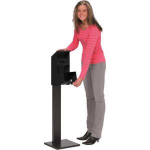 Produktbild für Aschenbecher VAR WH41, 12084, für Outdoor, mit Dach