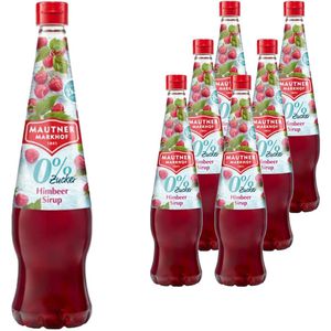 Produktbild für Sirup Mautner Himbeere 0%, zuckerfrei