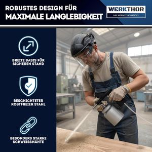 Produktbild für Sandstrahlpistole WERKTHOR WT-67, mit Behälter