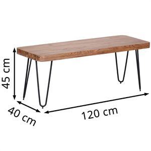 Produktbild für Sitzbank Wohnling WL1.508, BAGLI, bis 150 kg