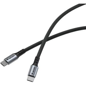Produktbild für Ladekabel Verbatim Sync &amp; Charge, schwarz, 1,2m