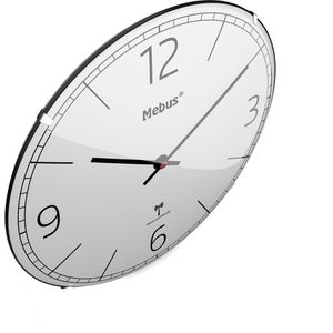 Produktbild für Wanduhr Mebus 12986, Kunststoff, analog, Funkuhr