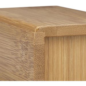 Produktbild für Seifenspender Relaxdays Bambus eckig, 100202250