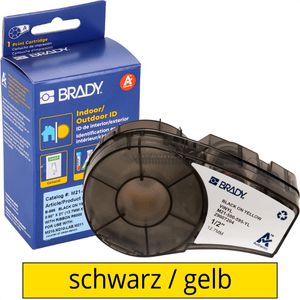 Produktbild für Schriftband Brady M21-500-595-YL-BK, 12,7mm