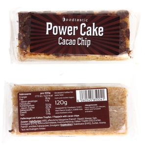 Produktbild für Müsliriegel Foodtastic Power Cake Cacao Chip