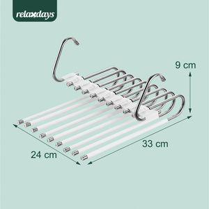 Produktbild für Hosenbügel Relaxdays 1005198949, aus Edelstahl