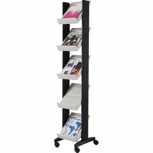 Prospekthalter Paperflow 259N.02, Corner, grau