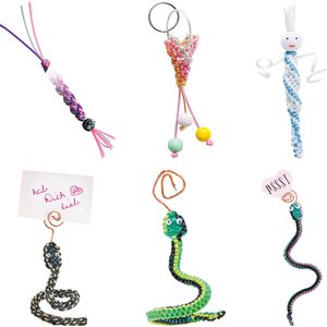 Produktbild für Bastelset Folia 73019 Flechtschnüre Scoubidou