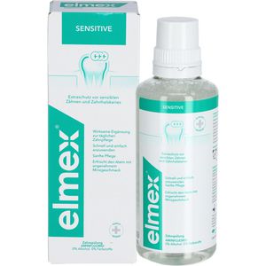 Elmex Mundspülung Sensitive Zahnspülung, ohne Alkohol, 400ml
